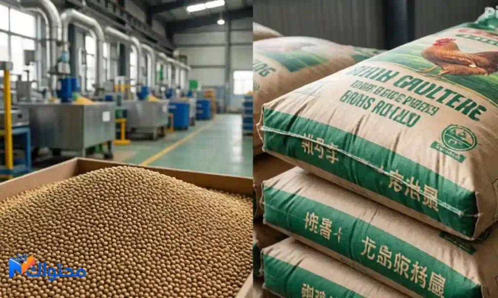 الفرق بين العلف المصنع محليًا والعلف التجاري