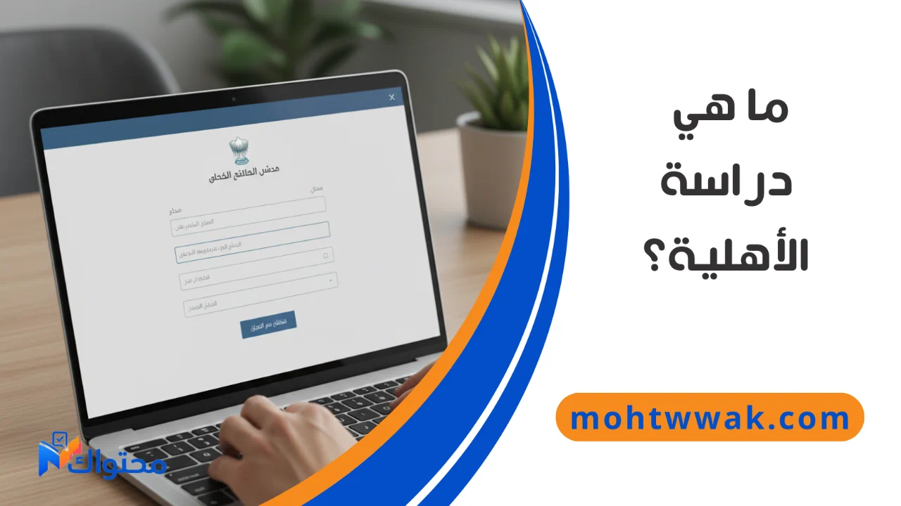 شرح مفهوم دراسة الاهلية في برنامج حساب المواطن.