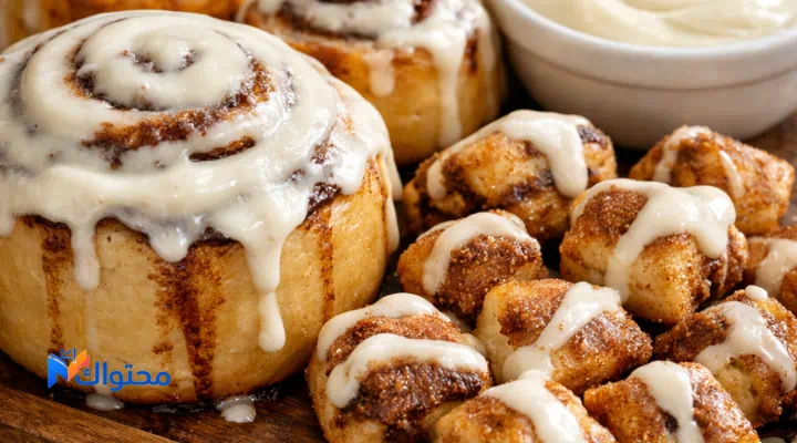 أشهر المخبوزات في سينابون السعودية مثل كلاسيك رول، ميني بون وسينابايتس