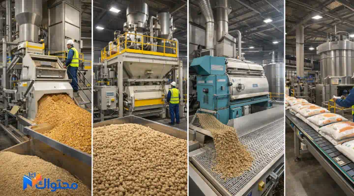 مراحل تصنيع علف الدواجن خطوة بخطوة