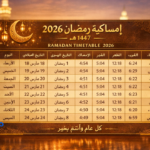 تقويم رمضان 2026 في السعودية مع مواعيد السحور والإفطار