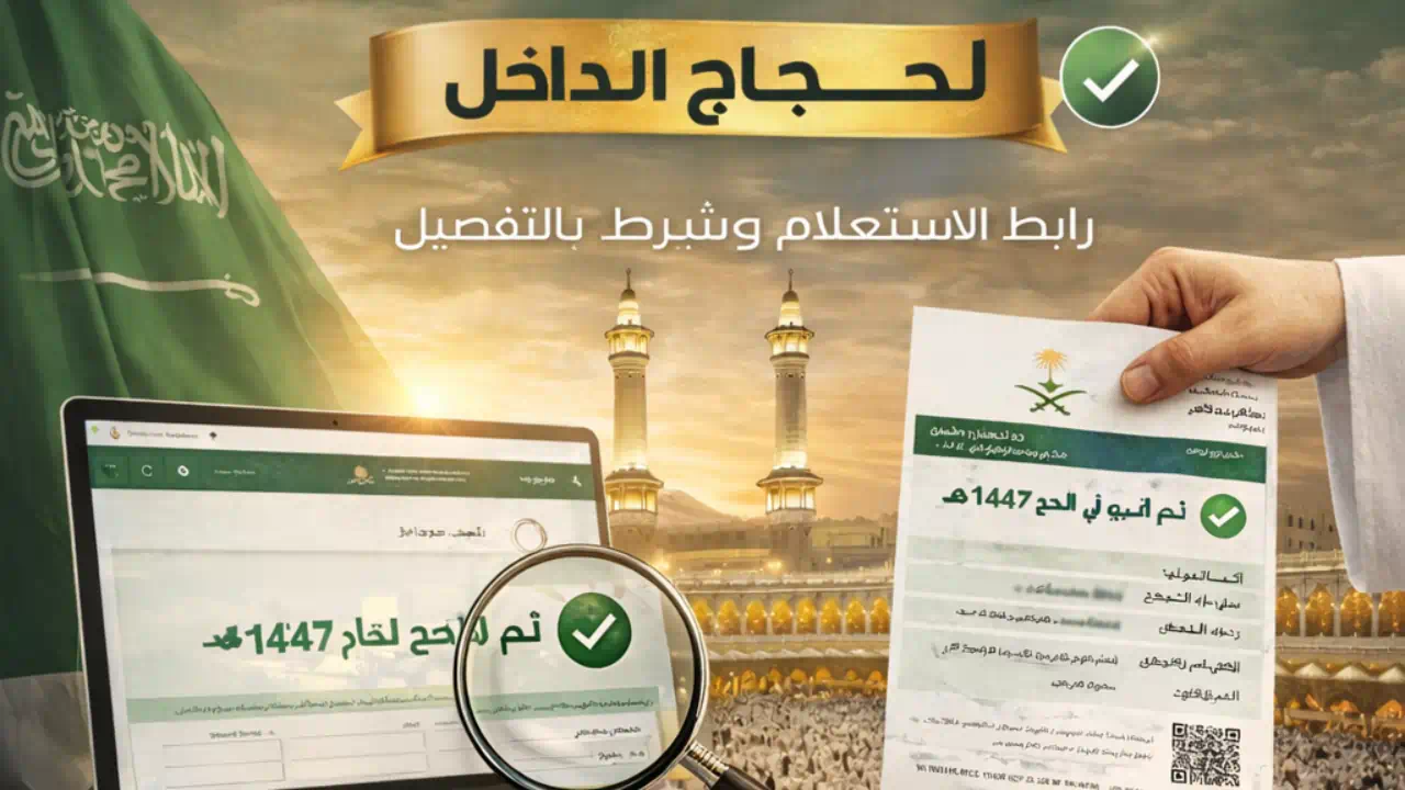 نتائج قبول الحج 1447 لحجاج الداخل