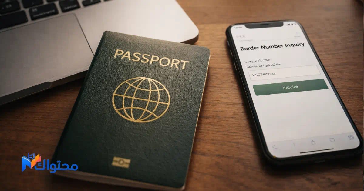 الاستعلام عن رقم الحدود برقم الجواز