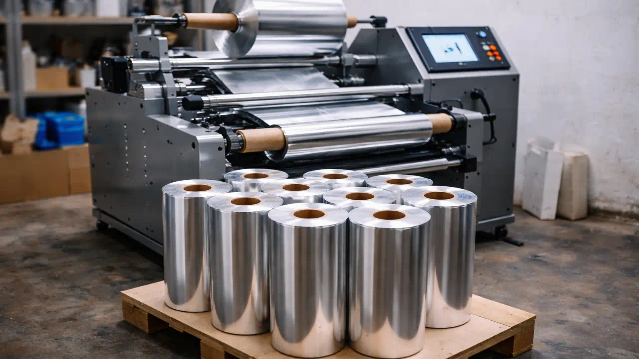 مشروع لف ورق الفويل