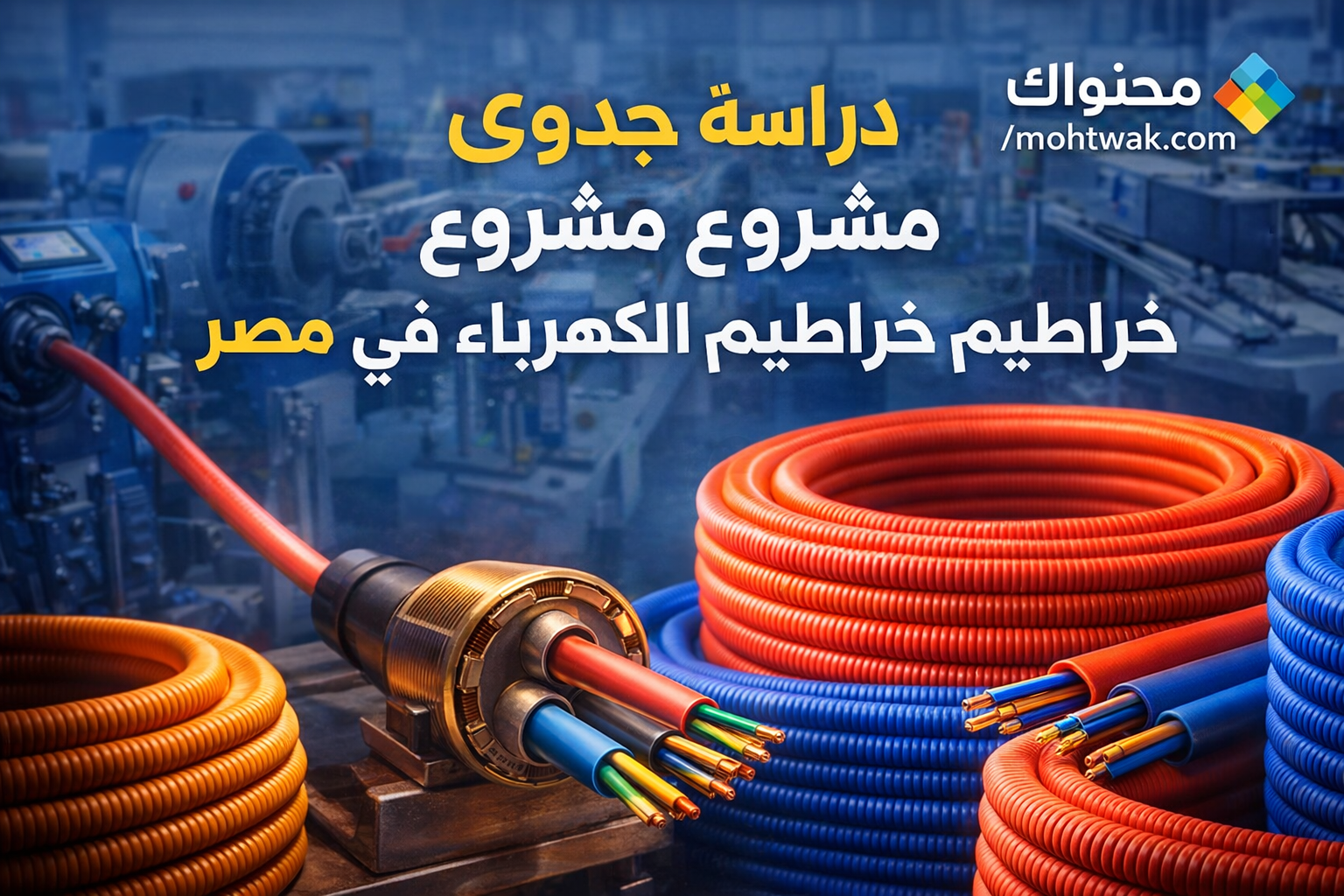 دراسة جدوى مشروع مصنع خراطيم الكهرباء