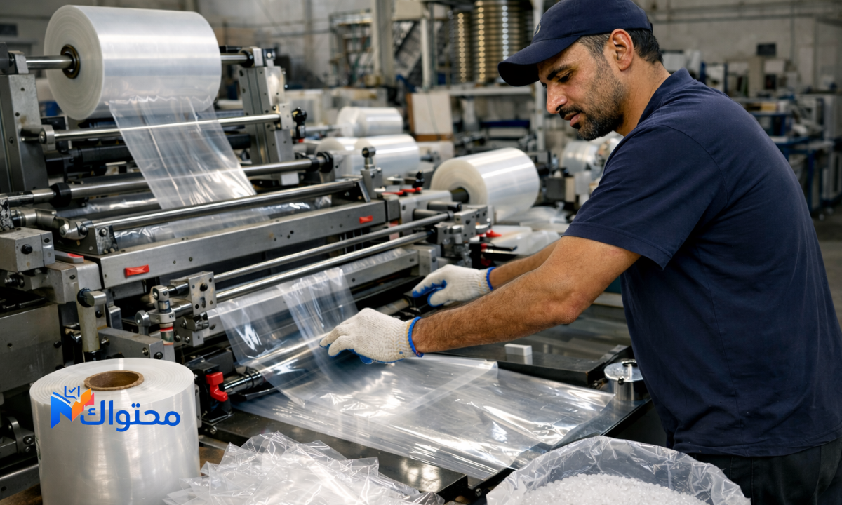 مشروع تصنيع الاكياس البلاستيك