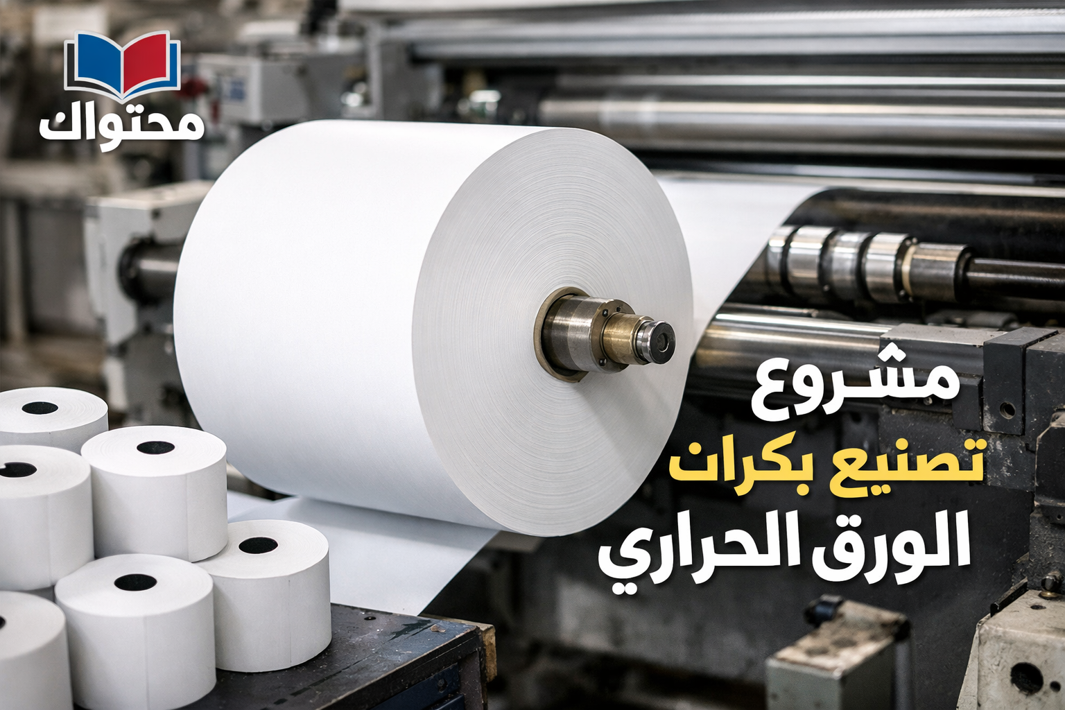 مشروع تصنيع بكرات الورق الحراري