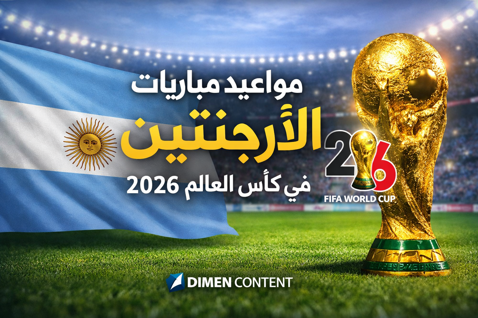 مواعيد مباريات الأرجنتين في كأس العالم 2026