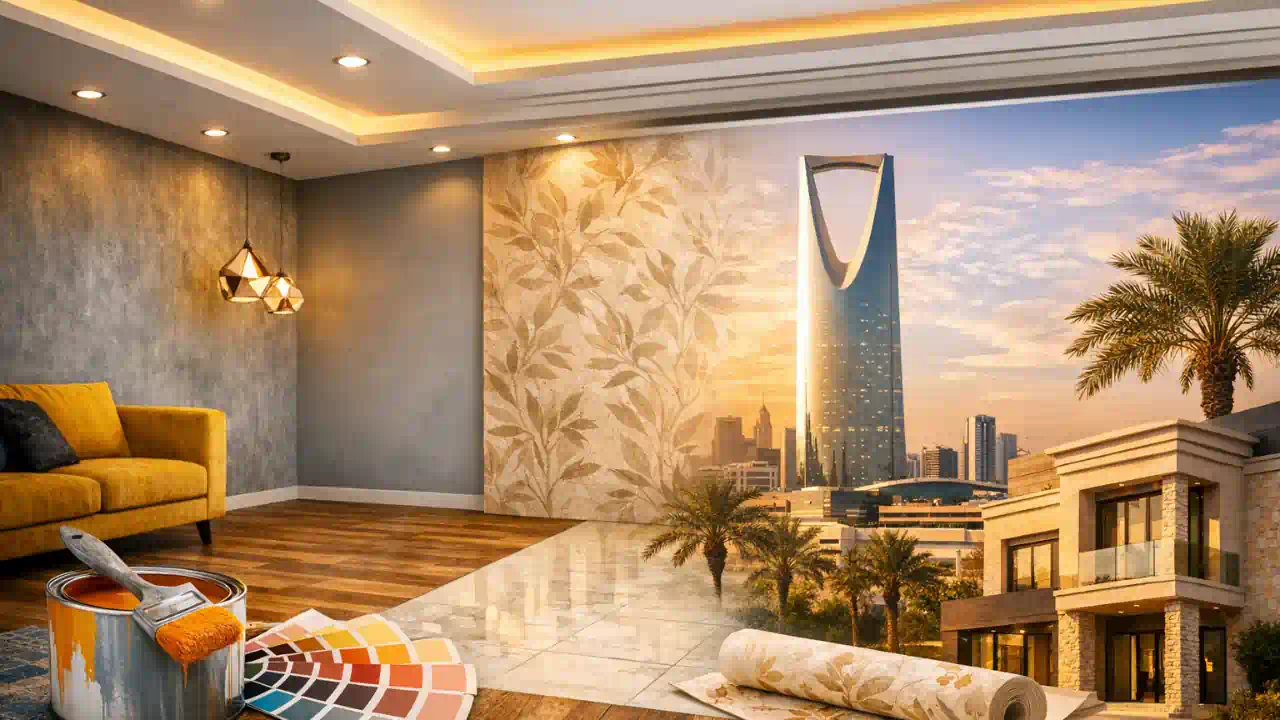 أشهر خدمات الديكورات والتشطيبات